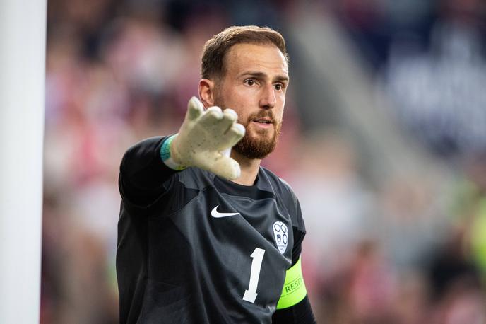 Oblak Norveška Slovenija | Kapetan Slovenije Jan Oblak je na zadnji tekmi lige narodov v Oslu zaklenil slovenska vrata. | Foto Guliverimage