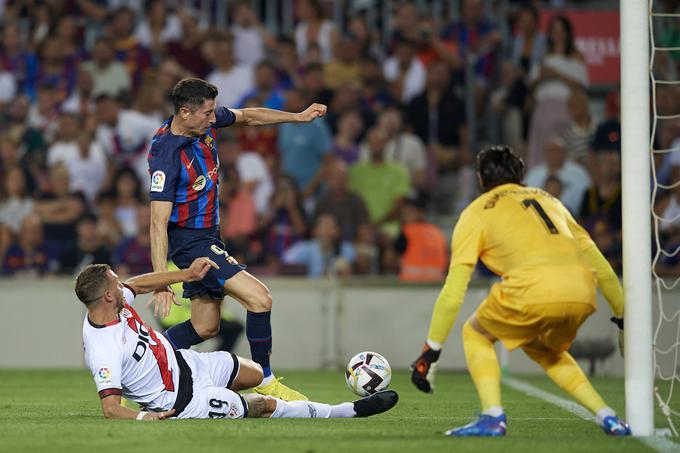 Barcelona, za katero je v la ligi debitiral Robert Lewandowski, je novo sezono odprla z remijem proti Rayo Vallecanu. | Foto: Guliverimage/Vladimir Fedorenko