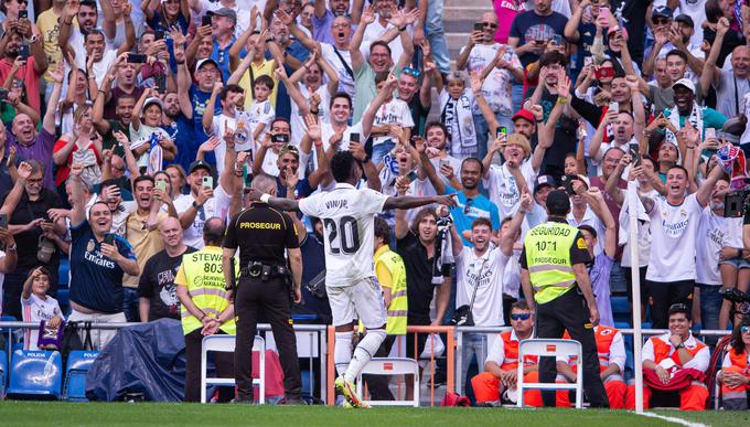 Vinicius je v 72. minuti povedel Real proti Mallorci v vodstvo z 2:1. | Foto: Guliverimage/Vladimir Fedorenko