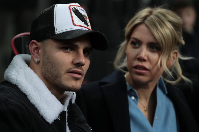 Mauro Icardi, Wanda Nara | Mauro Icardi je pri Interju prečrtan, so še enkrat sporočili iz kluba in na laž postavili njegovo ženo Wando Nara. | Foto Getty Images