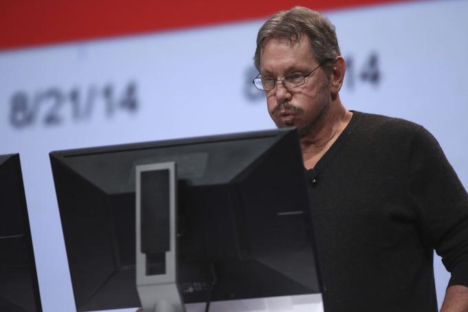 Larry Ellison, prvi mož podjetja Oracle, ki razvija programsko opremo za poslovne uporabnike.  | Foto: 