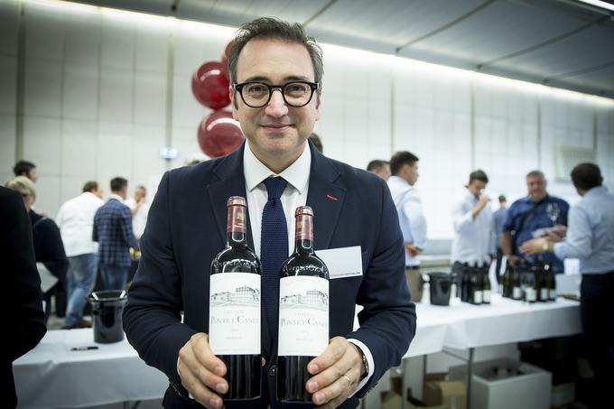 Klet Pontet Canet je v gostilni Danilo in na festivalu Top Vino predstavljal David Ornon. | Foto: Ana Kovač