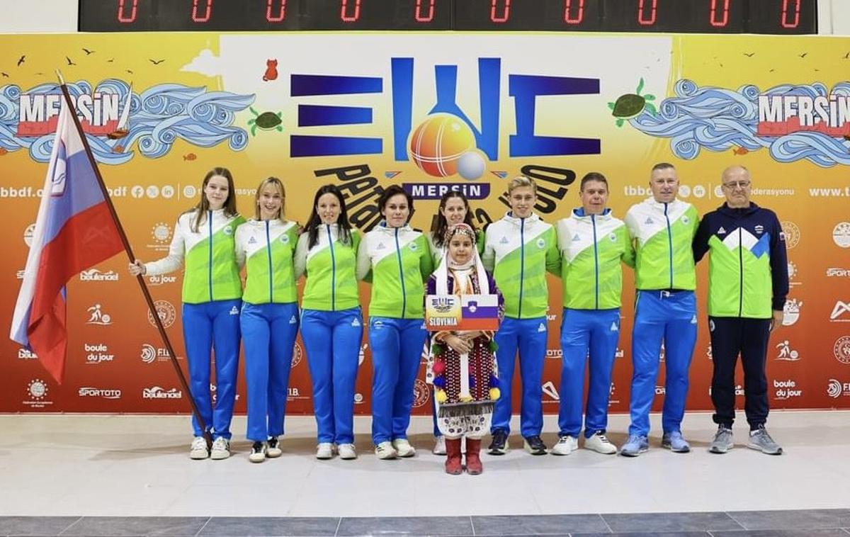 Slovenska balinarska reprezentanca, EP Mersin 2024 | Slovenska balinarska reprezentanca se iz Mersina vrača s šopom medalj.  | Foto Balinarska zveza Slovenije