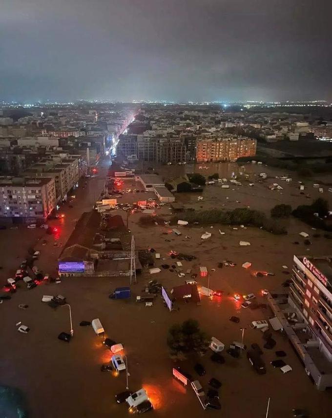 Poplave v Španiji | Foto: Meteo Tras es Montes - Portogallo