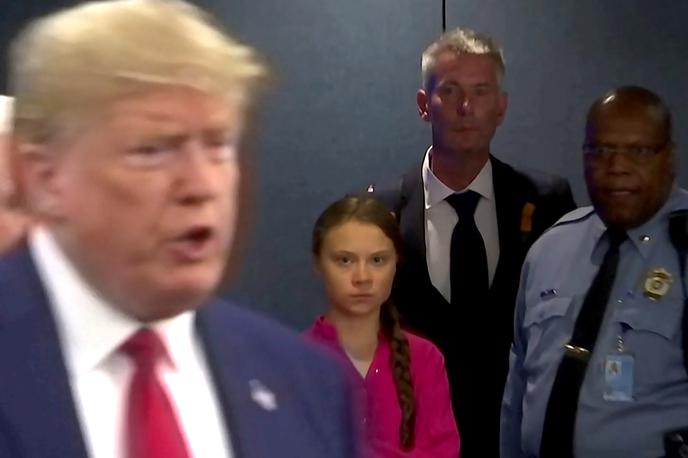 Donald Trump Greta Thunberg | Foto Reuters