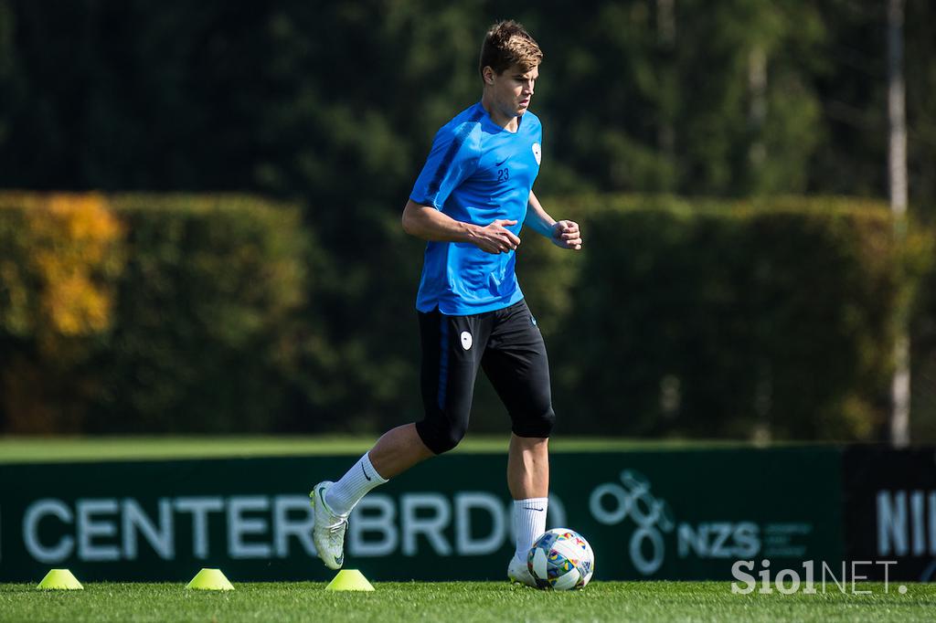 Slovenska nogometna reprezentanca Trening Brdo