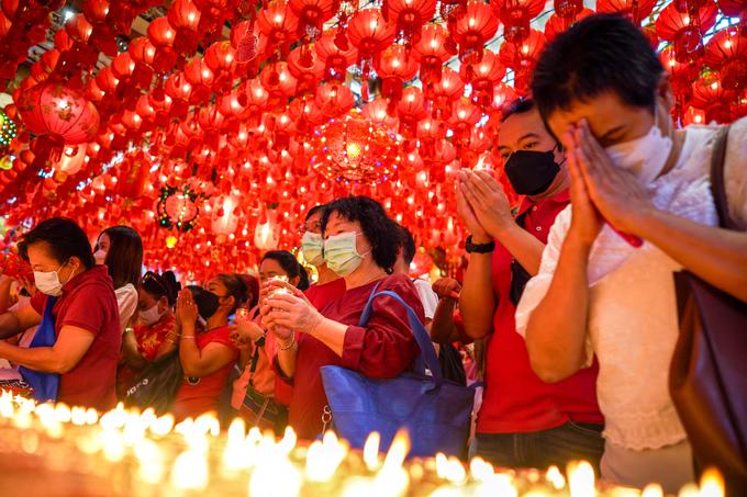 Praznovanje kitajskega novega leta v Bangkoku na Tajskem | Foto: Reuters