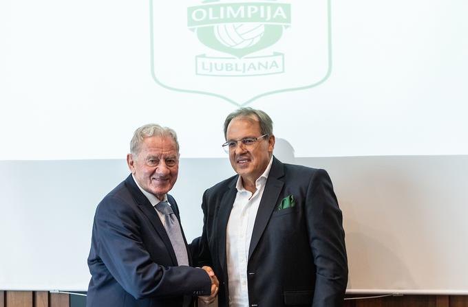 Nogometni klub Olimpija je letos dobil novo vodstvo. Milana Mandarića, ki je bil prvi mož ljubljanskega kluba vse od poletja 2015, je nasledil nemški poslovnež Adam Delius, na trenerski stolček pa se je vrnil Hrvat Dino Skender. | Foto: Vid Ponikvar