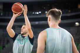 slovenska košarkarska reprezentanca trening