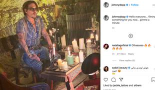 Johnny Depp odprl svoj profil na Instagramu in v 15 minutah dobil 176 tisoč sledilcev #video