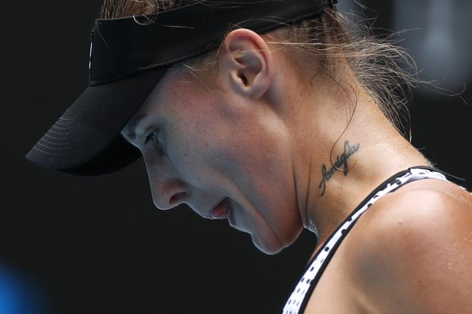 Polona Hercog | Polona Hercog je že v uvodnem krogu turnirja v Pragi naletela na prvo nosilko in drugo igralko sveta, Romunko Simono Halep.   | Foto Reuters