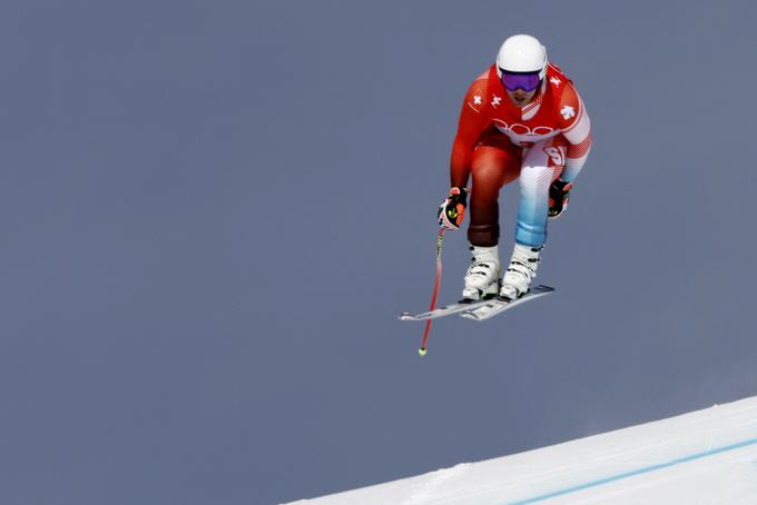 Najbolje je obvladal smuk na progi, ki jo je zrisal njegov rojak Bernhard Russi. | Foto: Reuters