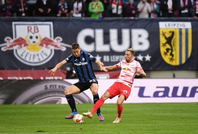 Kevin Kampl je s soigralci Leipziga remiziral z Atalanto. Povratna tekma bo prihodnji teden.  | Foto: Guliverimage/Vladimir Fedorenko