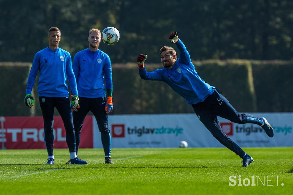 Slovenska nogometna reprezentanca Trening Brdo