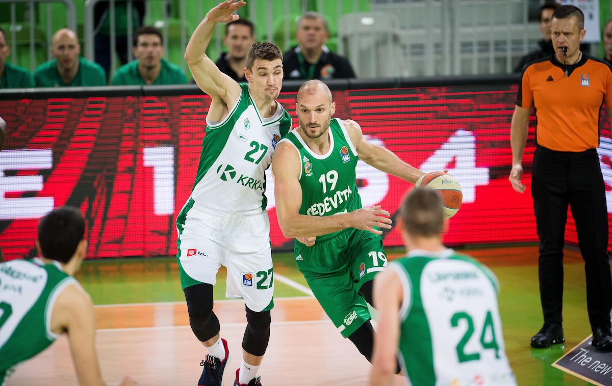 Cedevita Olimpija Krka | Marko Simonović je bil s 16 točkami prvi strelec Olimpije, dosegel je štiri trojke iz sedmih poskusov. | Foto Saša Pahič Szabo/Sportida