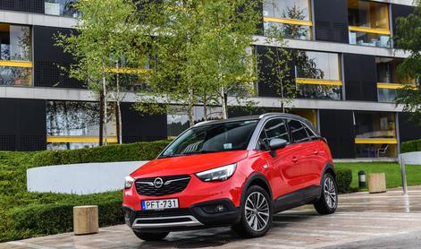 Opel crossland X: 1.900 kilometrov na bencin, poraba pa pod šestimi litri na sto kilometrov