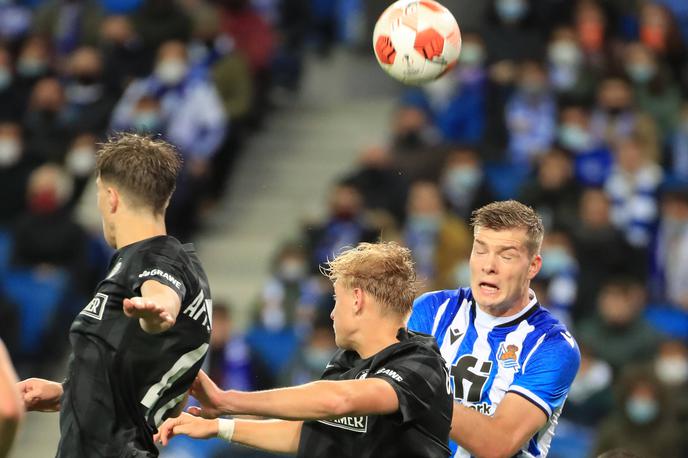 Real Sociedad Sturm Graz | Sturm Graz, za katerega Jon Gorenc Stanković ni igral, je pri vodilni ekipi la lige vknjižil točko. | Foto Guliverimage