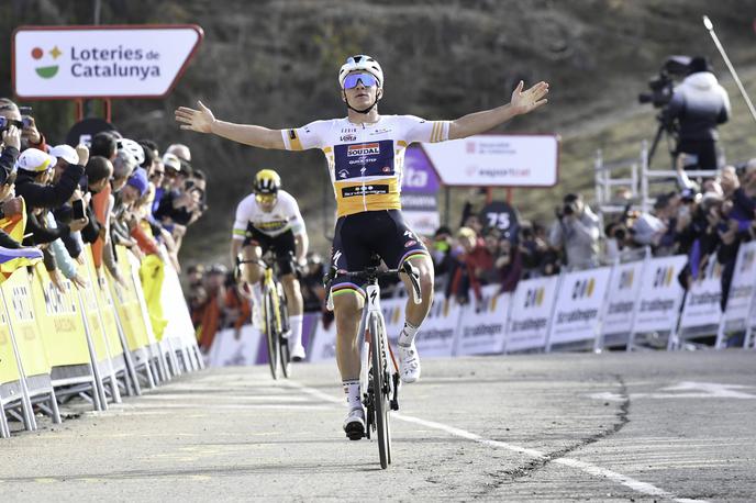 Remco Evenepoel, Katalonija | Remco Evenepoel je v tretji etapi Dirke po Kataloniji vendarle premagal Primoža Rogliča. | Foto Guliverimage