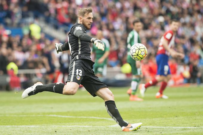 Slovenski vratar Jan Oblak je v tej evropski sezoni prejel le pet zadetkov. | Foto: 