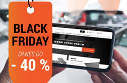 Pozor, BLACK FRIDAY tudi do –40 %! Primerno samo za avtomobilske navdušence.