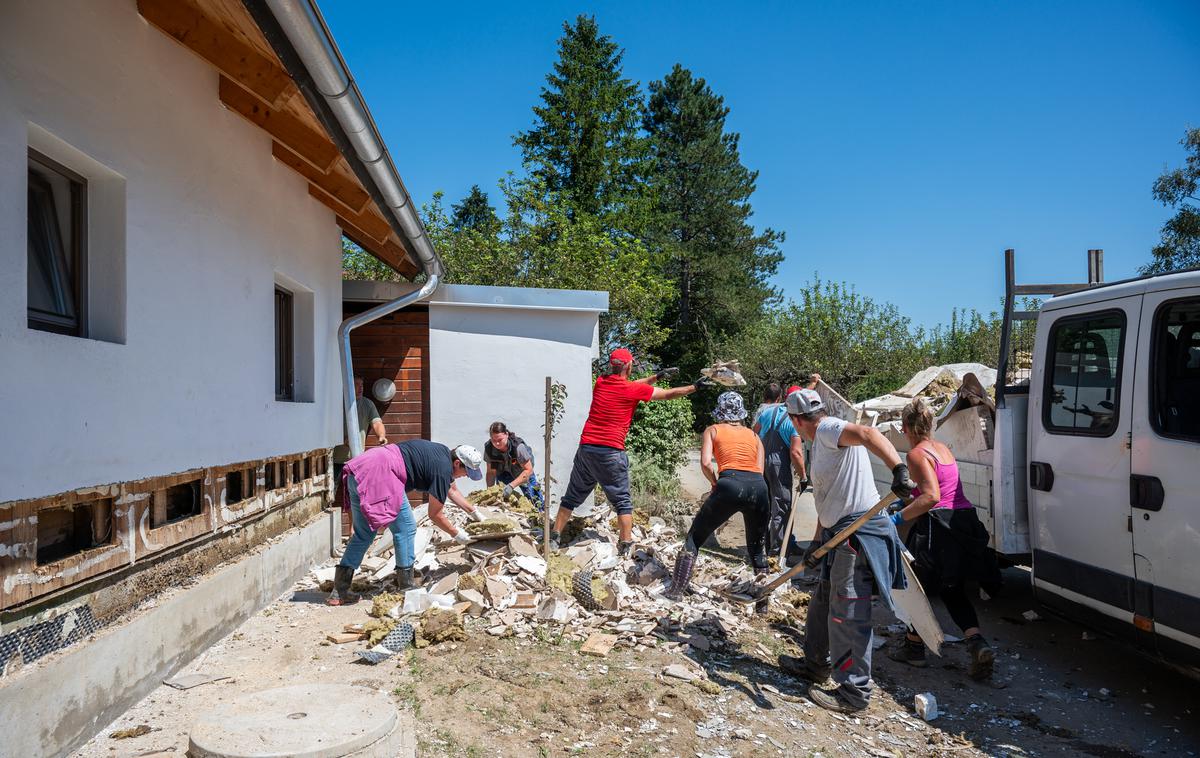 Mozirje poplave | Občina bi v tem primeru prebivalcem pomagala pri iskanju stanovanj oziroma parcel za gradnjo hiš. | Foto STA