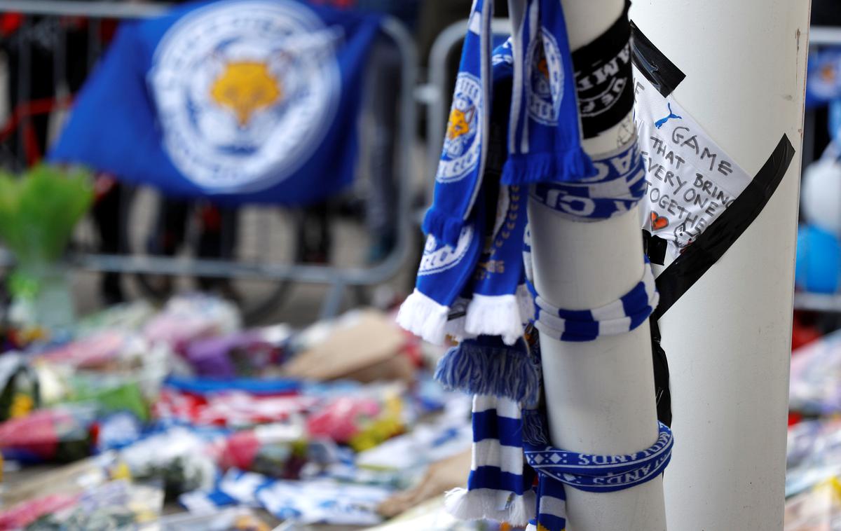 Leicester Vichai Srivaddhanaprabha | V sobotni nesreči helikopterja v Leicestru je umrlo pet ljudi. | Foto Reuters