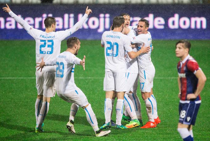 Rijeka je v jadranskem derbiju izgubljala z 0:1, a se vrnila in vknjižila novo dragoceno zmago v boju za naslov. | Foto: Vid Ponikvar