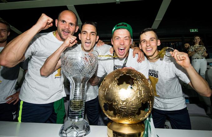 Olimpija v pokalu brani lovoriko. Nejc Vidmar je v šampionski sezoni 2017/18 pod taktirko Igorja Bišćana zaradi zdravstvenih težav vknjižil le šest nastopov. | Foto: Vid Ponikvar