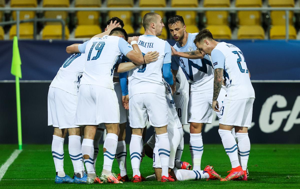 Češka Slovenija U21 proslavljanje zadetka | Mladi Slovenci so premagali Albance in jim vrnili za poraz v četrtem krogu kvalifikacij za EP. | Foto Vid Ponikvar