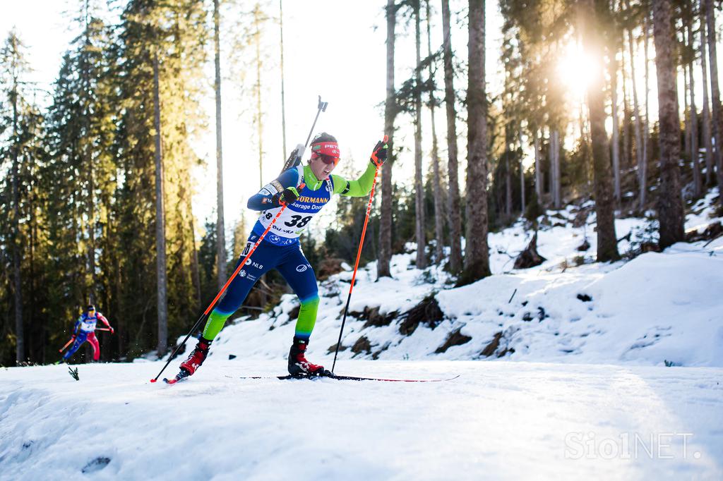 Pokljuka šprint moški