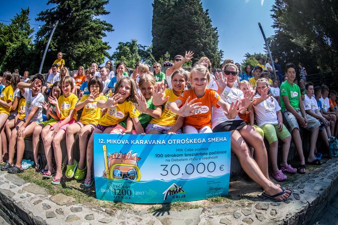 Sto otrok iz socialno ogroženih družin uživa v poletnih radostih na Debelem rtiču. | Foto: Vid Ponikvar