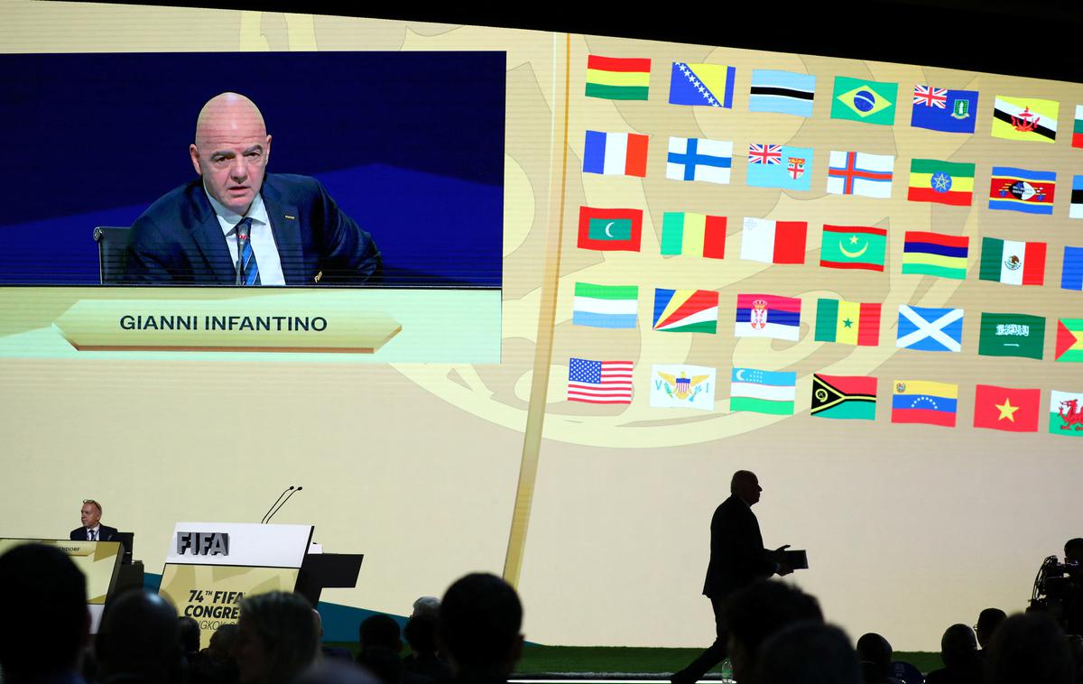 Gianni Infantino Fifa | Na Tajskem poteka kongres Mednarodne nogometne zveze. | Foto Reuters