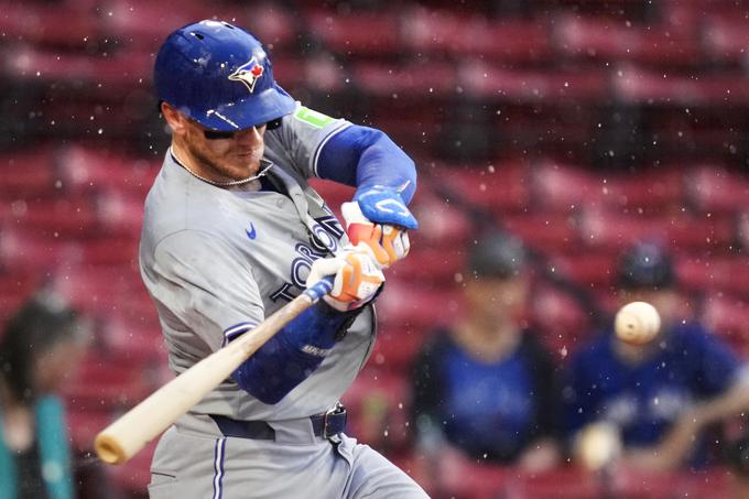 ... in dresu Toronto Blue Jays. Na isti tekmi je zaigral za dve različni ekipi. | Foto: Guliverimage