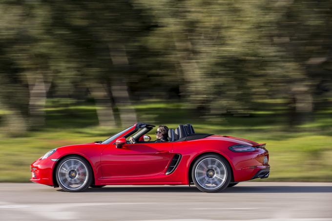 Model 718 boxster s štirivaljnim turbomotorjem je z 12.848 prodanimi vozili rezultat prejšnjega leta prekašal za devet odstotkov. | Foto: Porsche