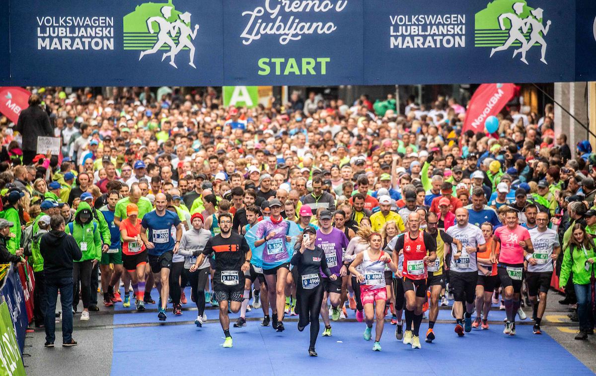 Ljubljanski maraton 2022 | Ljubljano so že šestindvajsetič preplavili tekači. Volkswagen ljubljanskega maratona se je v dveh dneh udeležilo skoraj 14 tisoč tekačev in tekačic. | Foto Siniša Kanižaj/Sportida