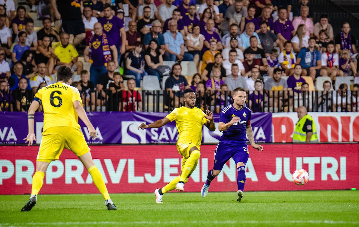 NK Maribor : Šerif Tiraspol, kvalifikacije za ligo prvakov, Martin Milec | Mariborčani so na uvodnem obračunu drugega kroga kvalifikacij proti Šerifu remizirali brez prejetega gola. | Foto Blaž Weindorfer/Sportida