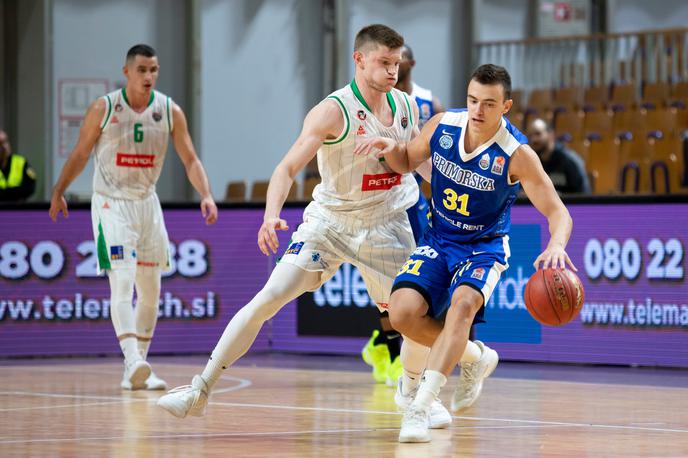 Žan Mark Šiško | Žan Mark Šiško je dosegel 21 točk in Primorsko popeljal do že desete zaporedne zmage v  Aba2. | Foto Urban Urbanc/Sportida