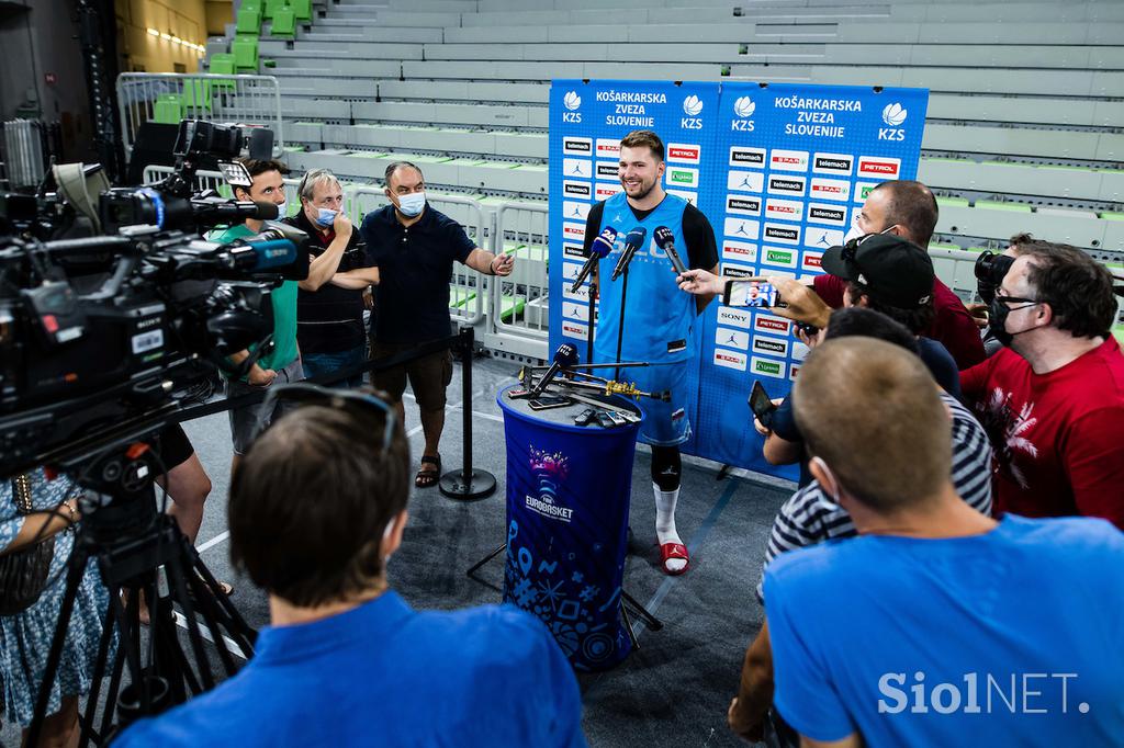 slovenska košarkarska reprezentanca trening