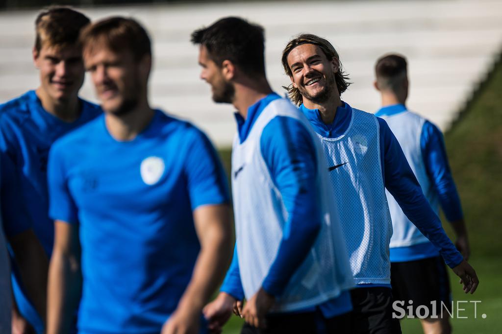 Slovenska nogometna reprezentanca Trening Brdo