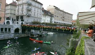 V četrtek na Ljubljanici spet kajakaši