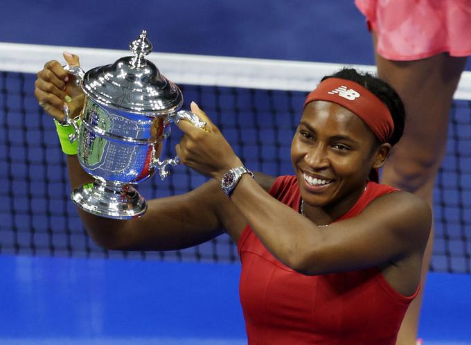 Coco Gauff je letos zmagala na OP ZDA, svojem prvem turnirju za grand slam. | Foto: Reuters