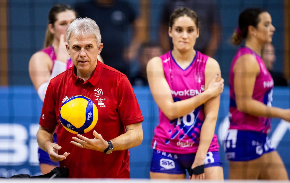 Nova KBM Branik, Bruno Najdič | Varovanke Bruna Najdiča so tudi na povratni tekmi osmine finala izgubile z 0:3 in se poslovile od Evrope. | Foto Matic Klanšek Velej/Sportida