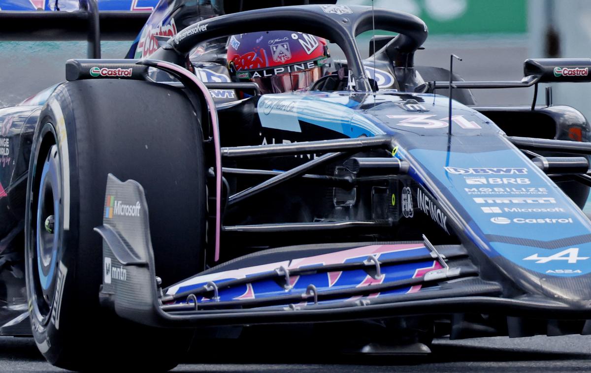 Monako Esteban Ocon Alpine | Esteban Ocon letos še ni osvojil točke, v Monaku je odstopil po trčenju v prvem krogu. | Foto Reuters