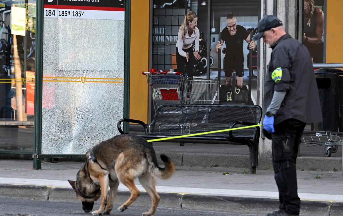 Streljanje na Švedskem | Motiv za napad še ni znan, policija pa je odprla preiskavo umora in poskusa umora. | Foto Reuters