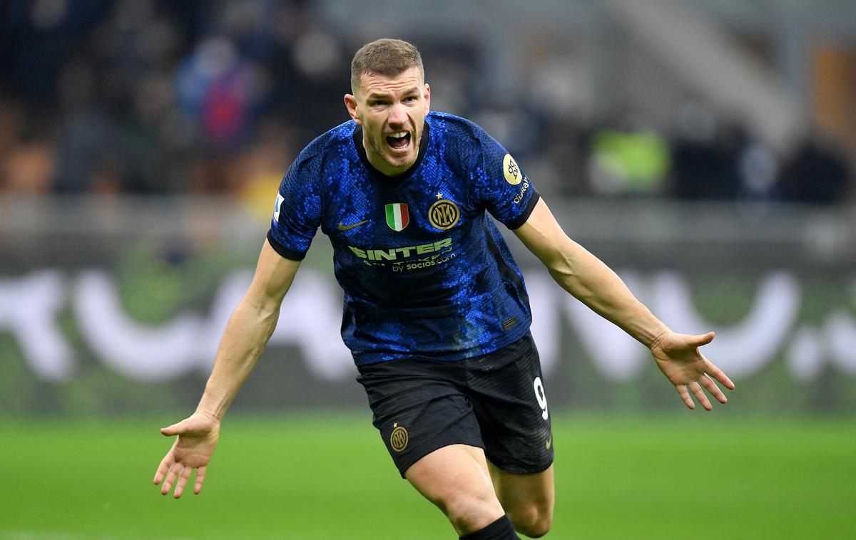 Edin Džeko | Edin Džeko, napadalec milanskega Interja, s katerim bo v soboto skušal premagati Manchester City in postati evropski klubski prvak, se v Sloveniji počuti zelo dobro. | Foto Reuters