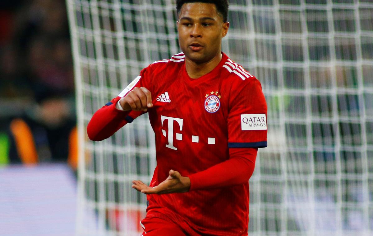 Serge Gnabry | Serge Gnabry ima v tej sezoni pri Bayernu zagotovljeno mesto v začetni enajsterici. | Foto Reuters