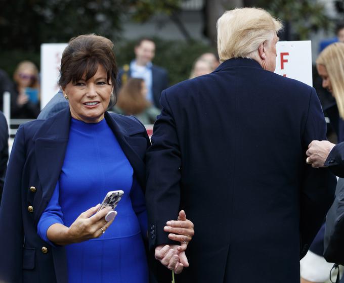 Donald Trump je dejal, da sta si bila s taščo Amalijo Knavs blizu. | Foto: Guliverimage