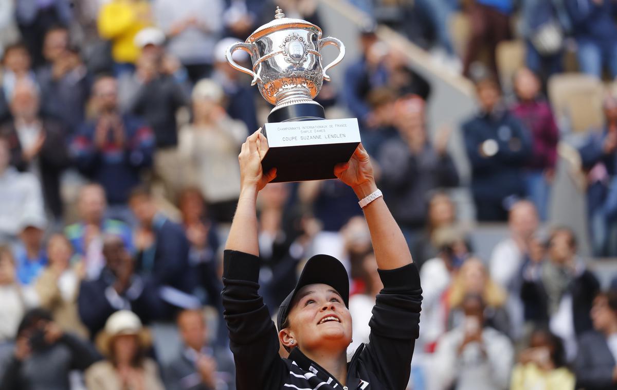 Ashleigh Barty | Avstralka Ashleigh Barty je prišla do prve lovorike na grand slam turnirjih. | Foto Reuters