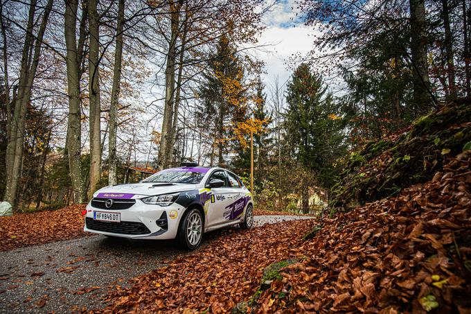 Odlična predstava Avstrijca Juliana Wagnerja (opel corsa rally4), ki je bil v Idriji najhitrejši med dvokolesno gnanimi dirkalniki. | Foto: WRC Croatia