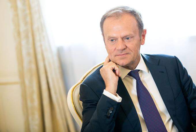 Med vsemi elementi dogovora je Donaln Tusk izpostavil platforme za izkrcanje migrantov zunaj unije kot "politični preboj" in pravo politično prioriteto. Ta koncept je sicer še vedno zelo sporen, a nič ni preprosto v tem kontekstu, je dejal in dodal, da je tudi glede tega na vrhu videl enotnost. | Foto: Vid Ponikvar